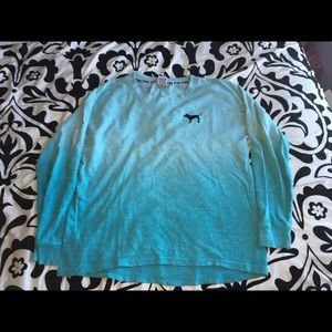 Pink Ombré Long Sleeve T-shirt